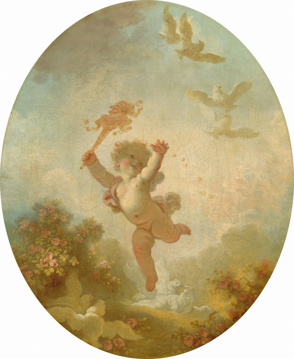 Amor como loucura de Jean Honore Fragonard