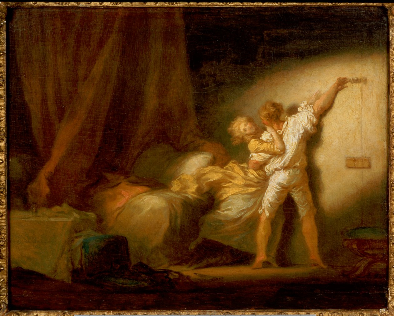 Versão versão de "The Bolt" de Jean Honore Fragonard