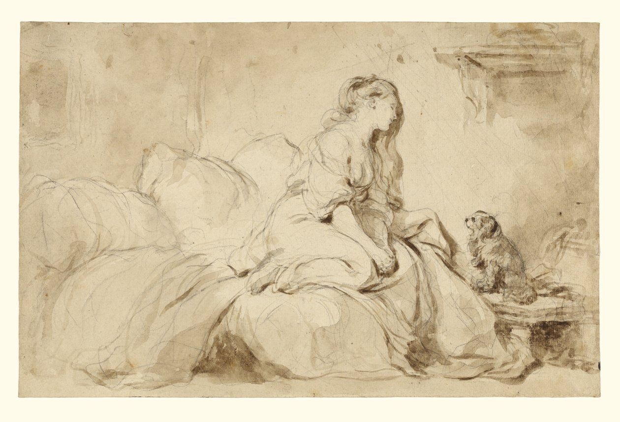 Oh! Se ele fosse tão fiel a mim de Jean Honore Fragonard