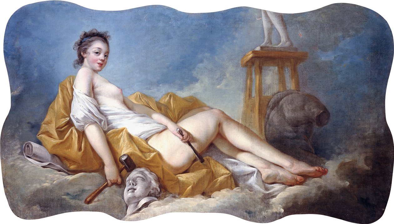 Personificação de Escultura, de Jean Honore Fragonard