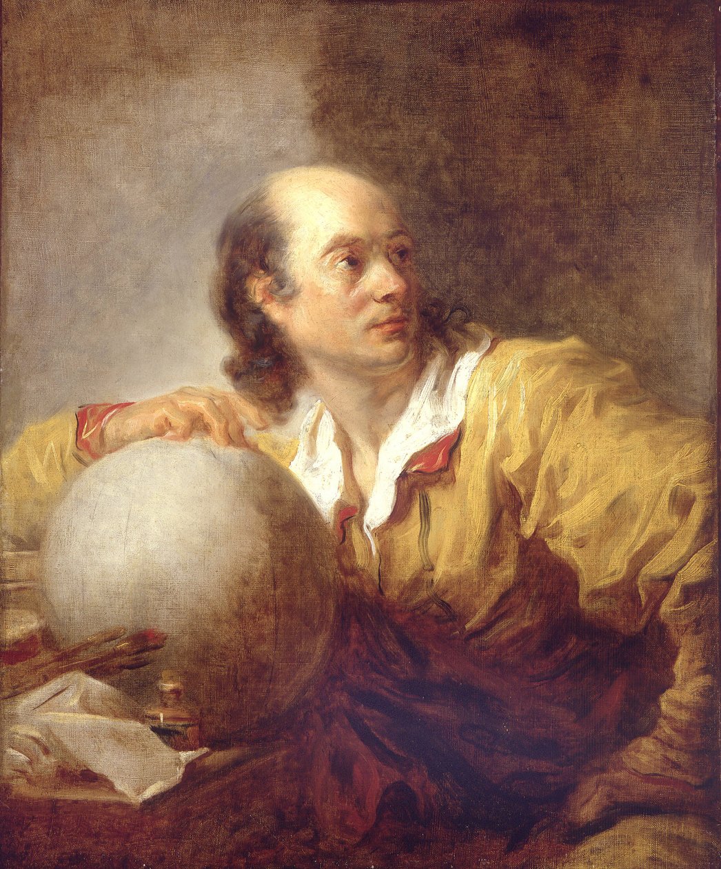 Retrato de Jérôme Lalande 1732-1807 de Jean Honore Fragonard