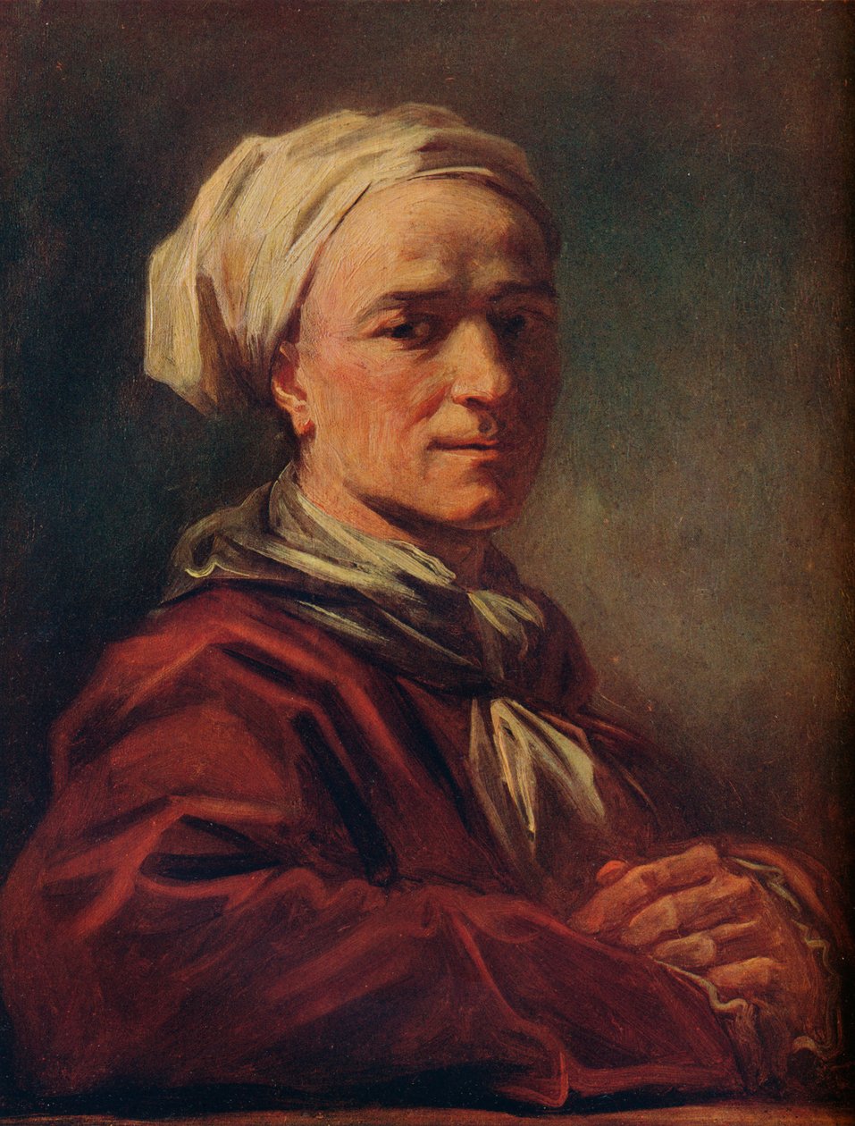 Retrato de um homem, século x18 de Jean Honore Fragonard