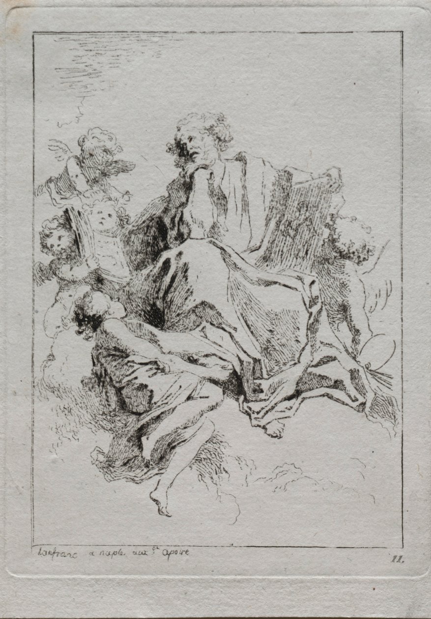 São Lucas. de Jean Honore Fragonard
