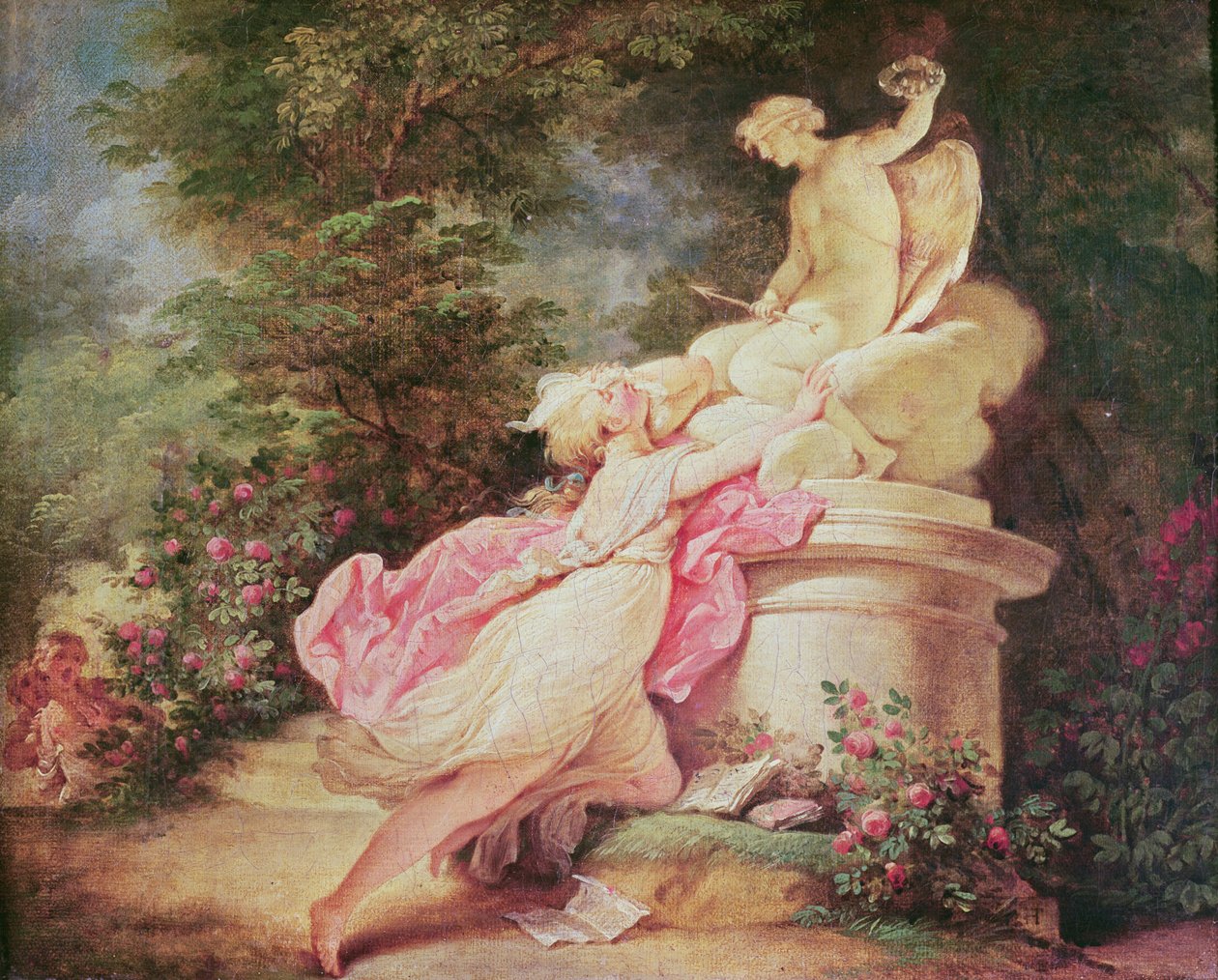A angústia do amor de Jean Honore Fragonard