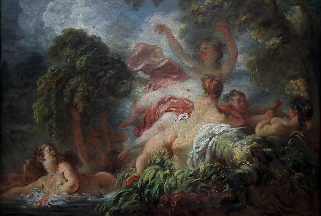 Os Banhistas de Jean Honore Fragonard