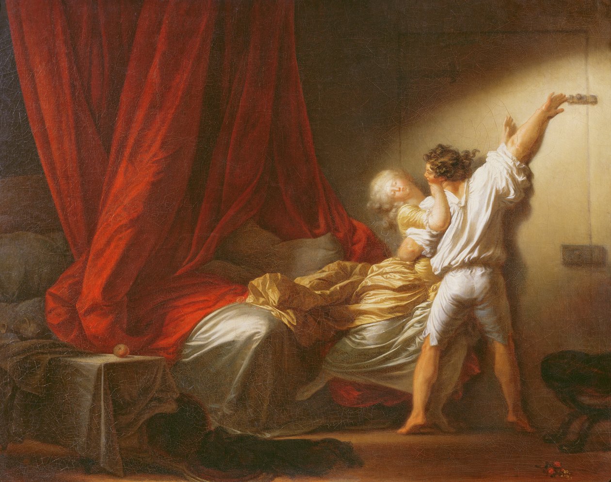 O parafuso, c.1778 de Jean Honore Fragonard
