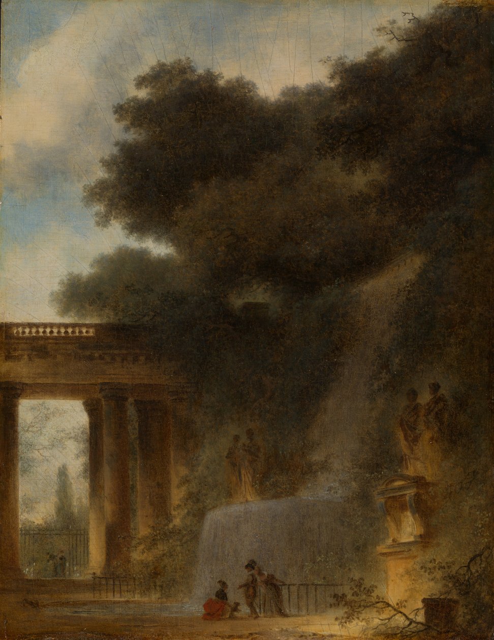 A cascata, c.1775 de Jean Honore Fragonard