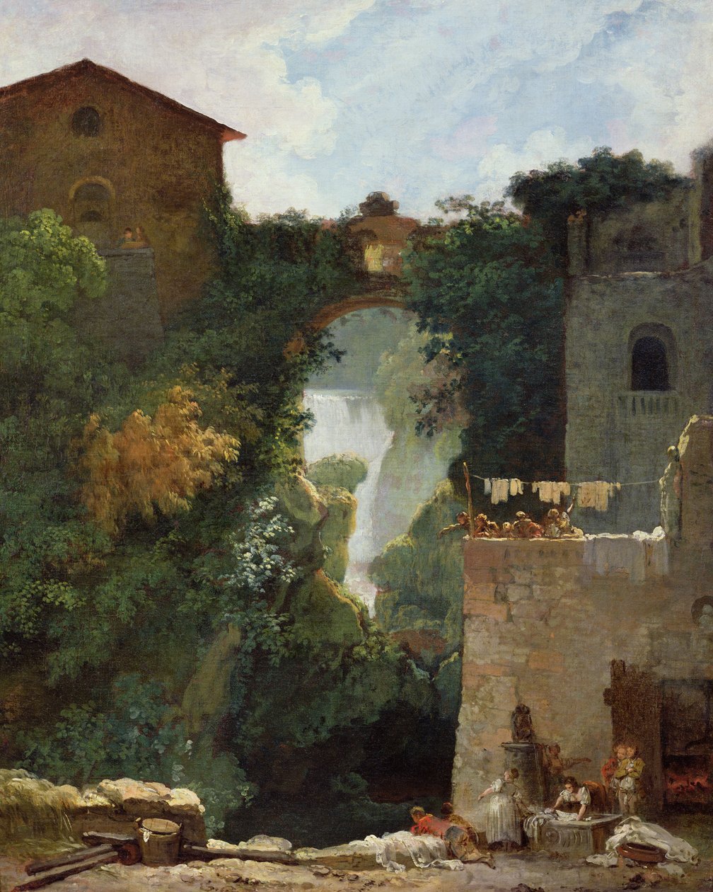 As quedas do Tivoli de Jean-Honore Fragonard