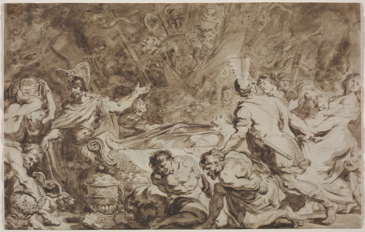 O funeral de Décio Mus de Jean Honore Fragonard