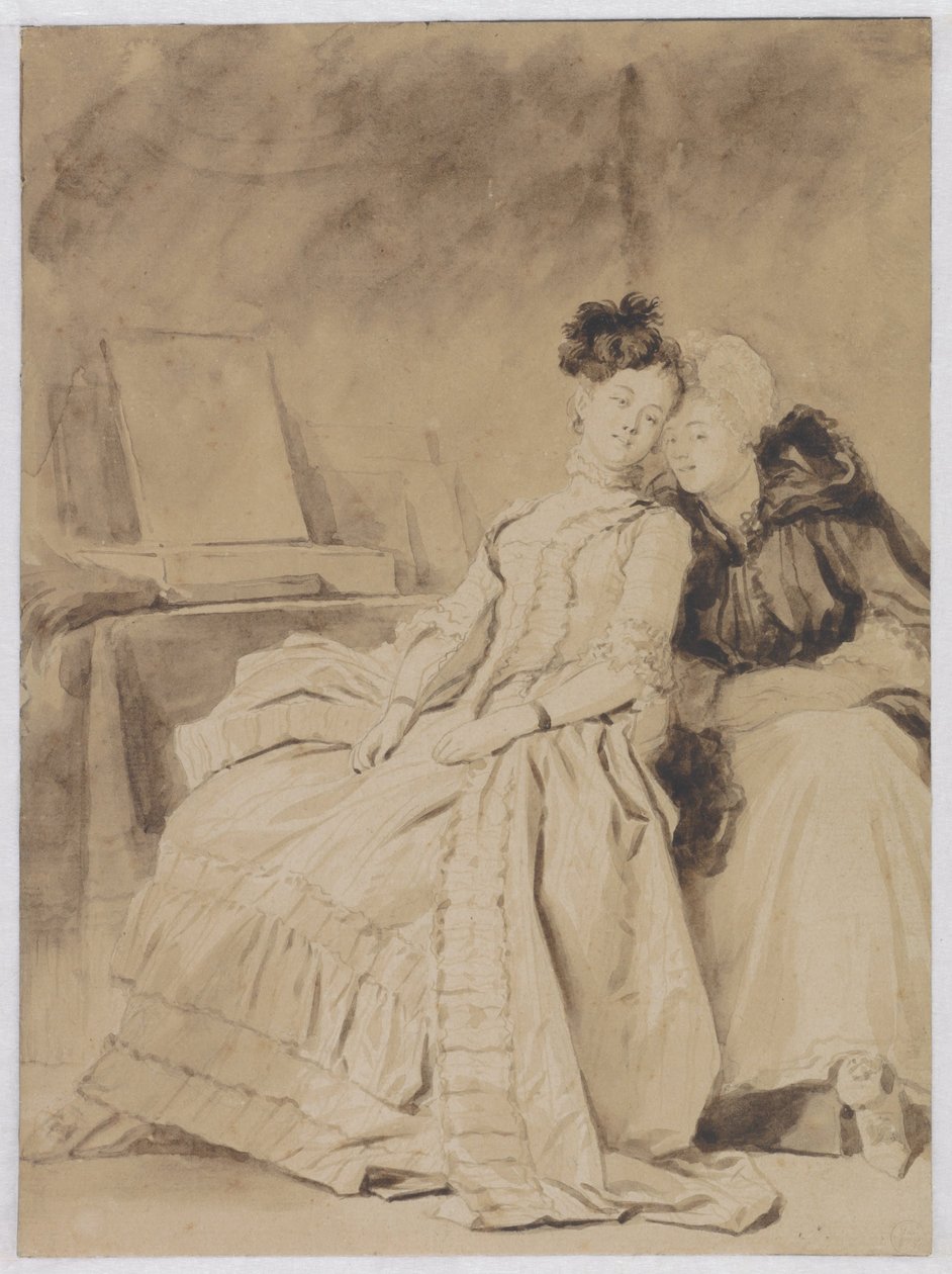 A conversa íntima, ca 1778 de Jean Honore Fragonard