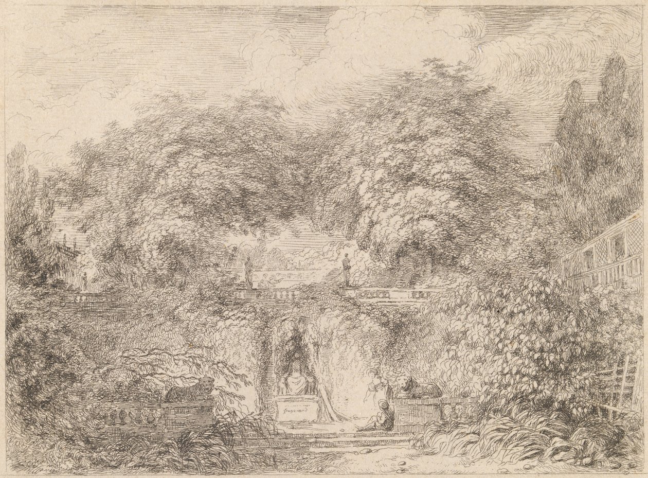 O Pequeno Parque (Le petite parc) de Jean Honore Fragonard