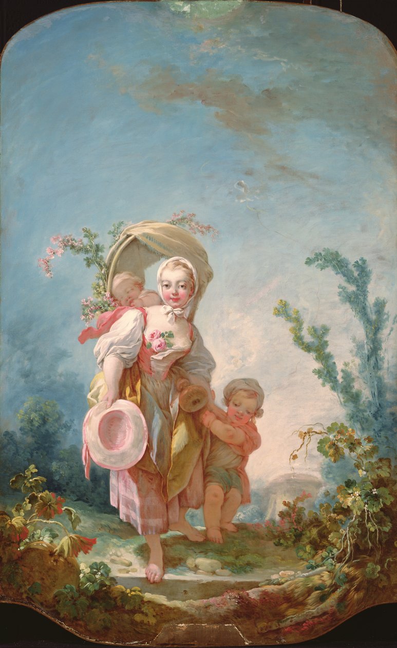 A pastora, 1748-52 de Jean Honore Fragonard