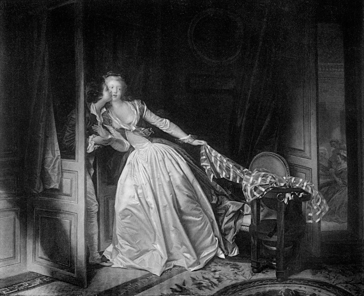 O beijo de Solen, final do século XVIII, 1905. de Jean Honore Fragonard