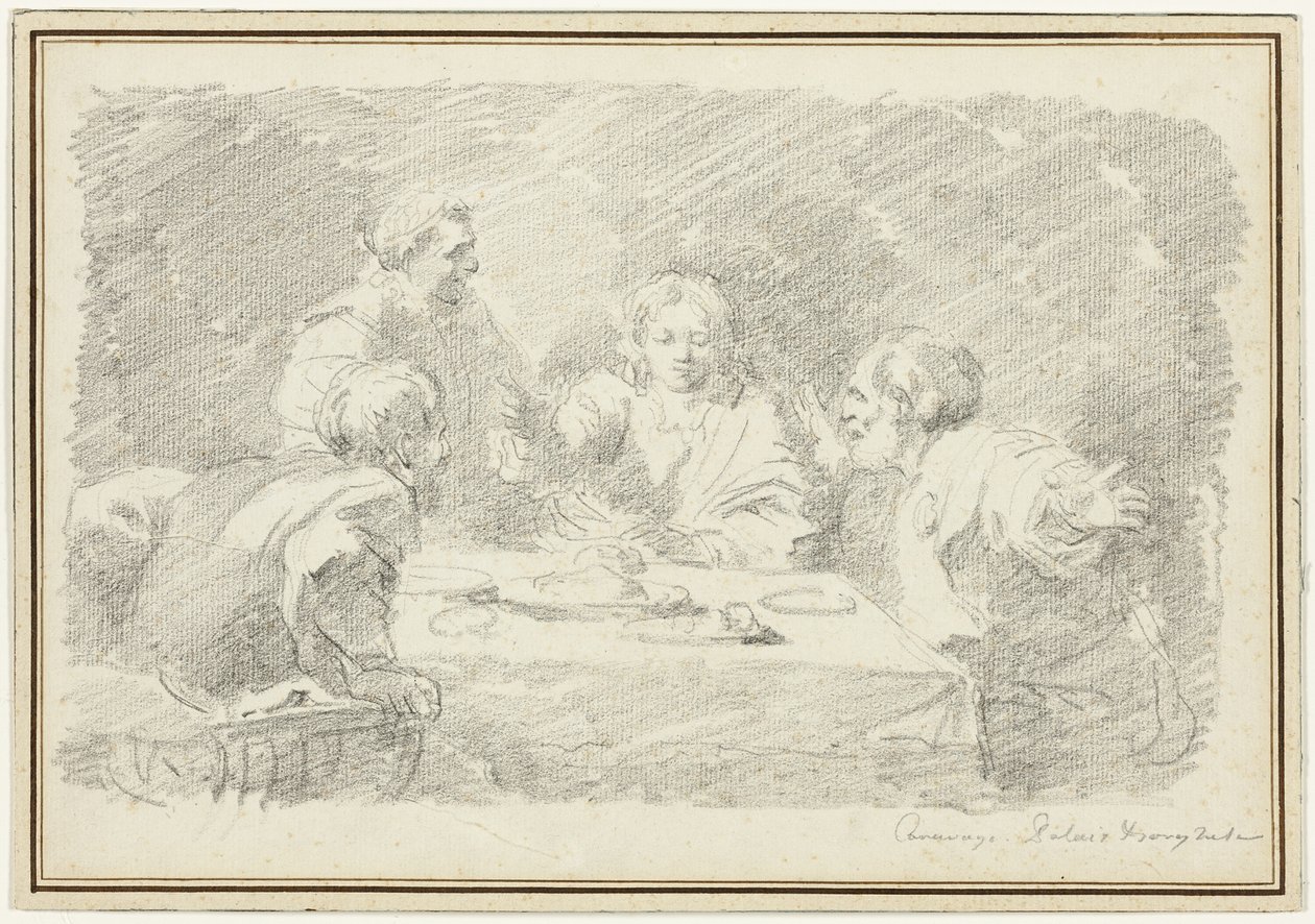 A Ceia em Emaús de Jean Honore Fragonard