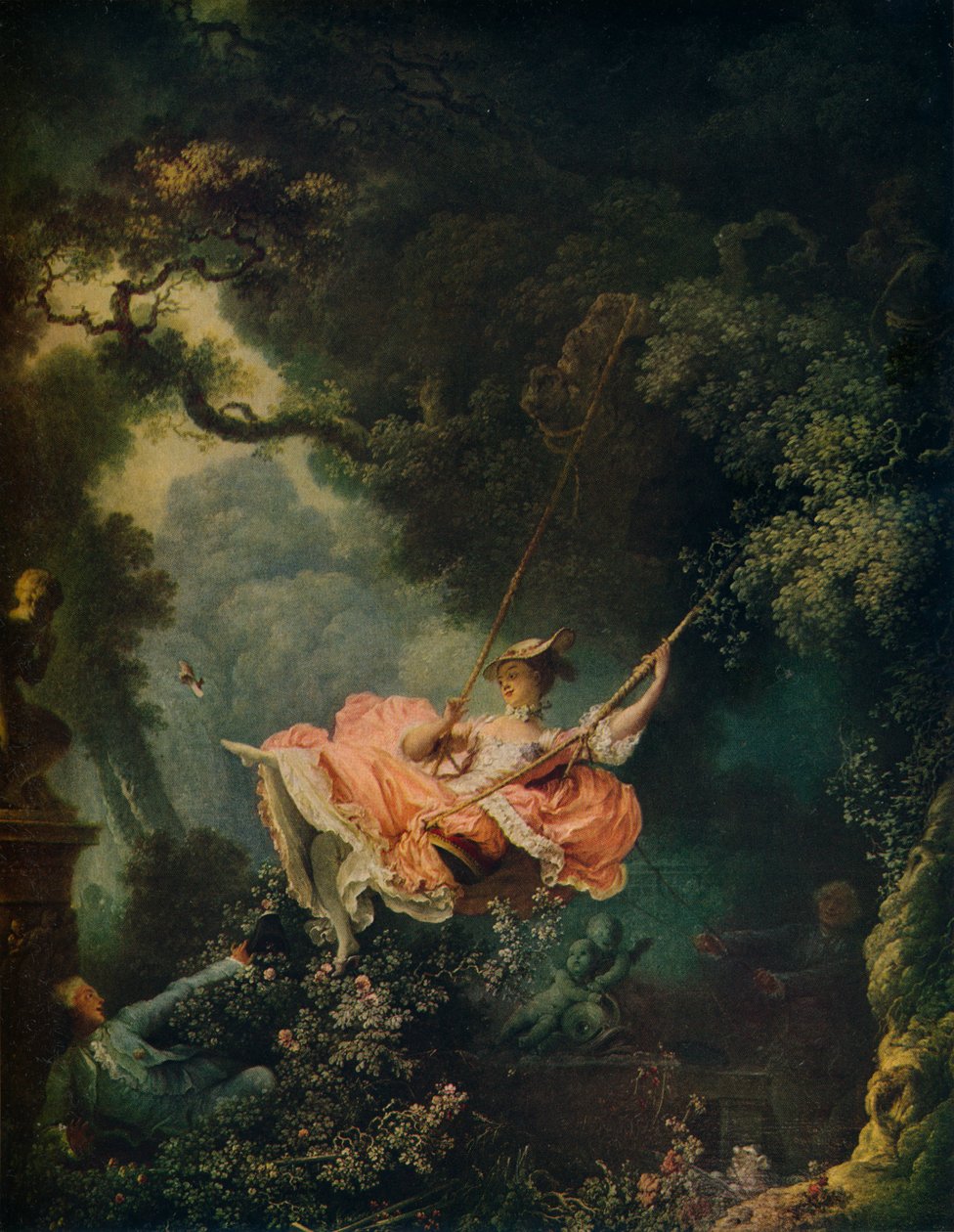 O balanço, c1767 de Jean Honore Fragonard