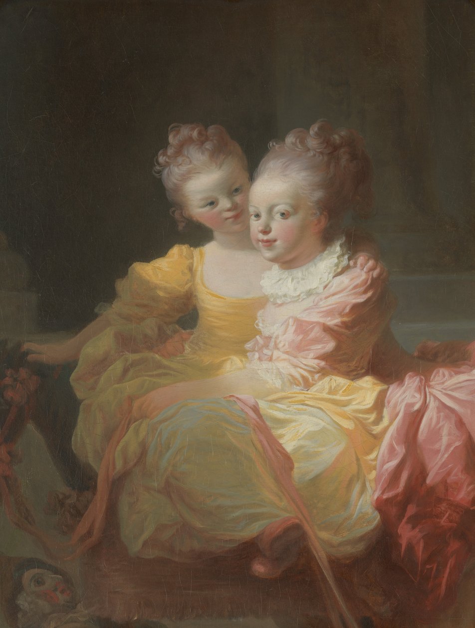 As Duas Irmãs, ca. 1769-70. de Jean Honore Fragonard