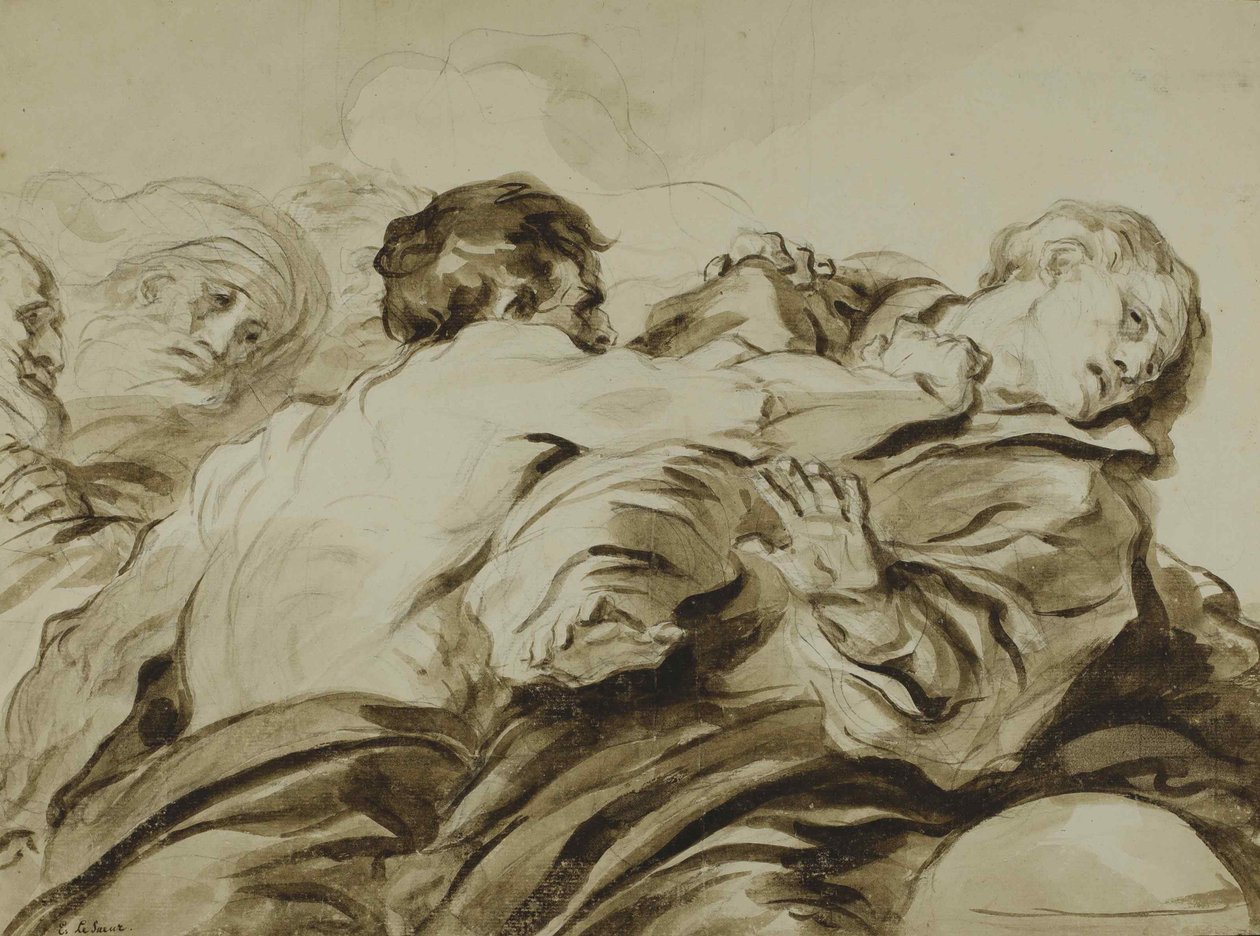 O ataque, 1770. de Jean Honore Fragonard