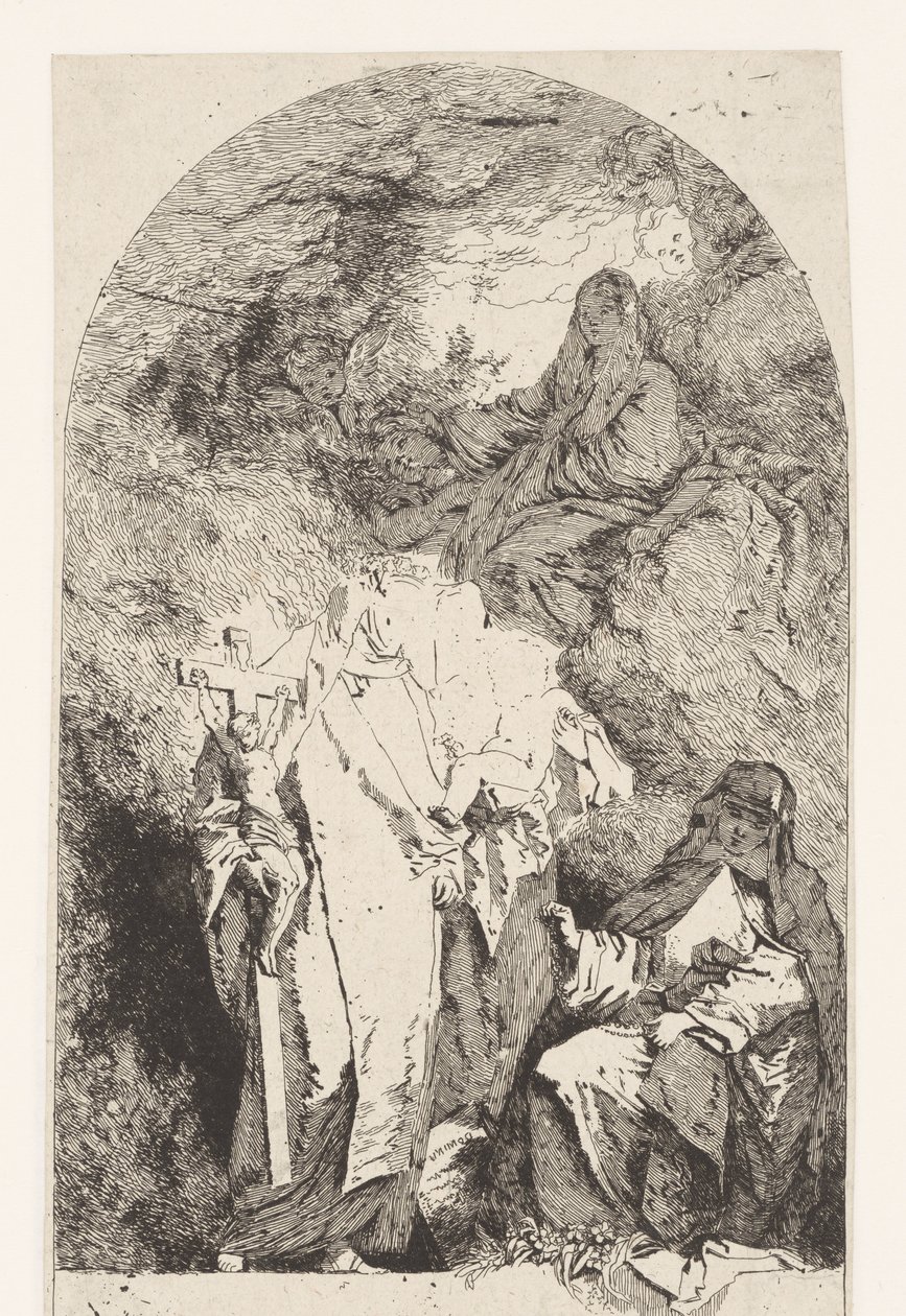 Glorificação de Maria de Jean Honore Fragonard