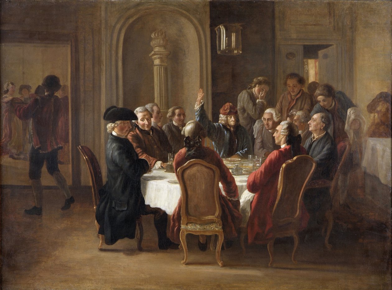 Ceia dos Filósofos de Jean Huber