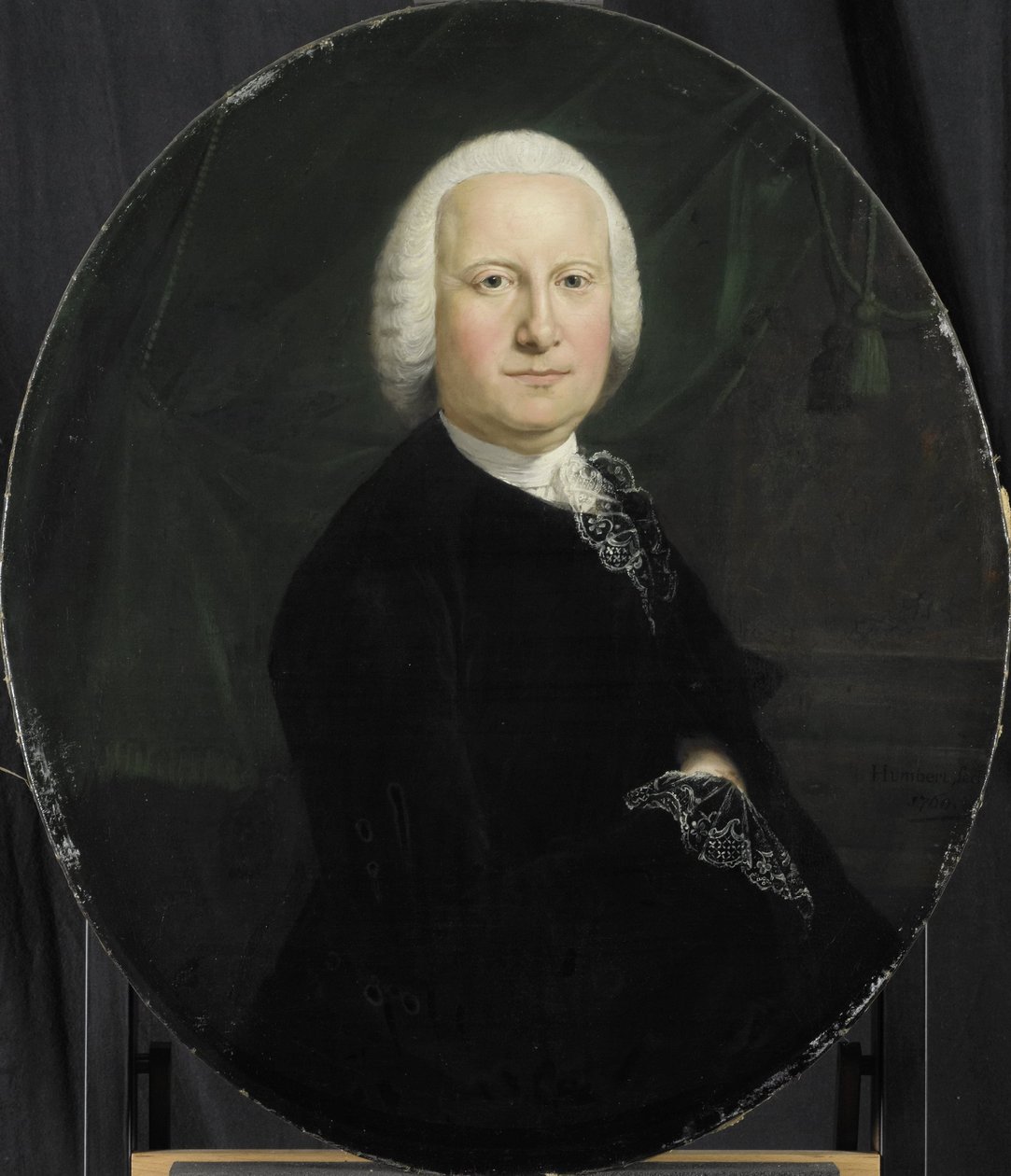 Retrato de Adriaan du Bois, Director da Câmara de Roterdão da Companhia Holandesa das Índias Orientais, eleito em 1742 de Jean Humbert