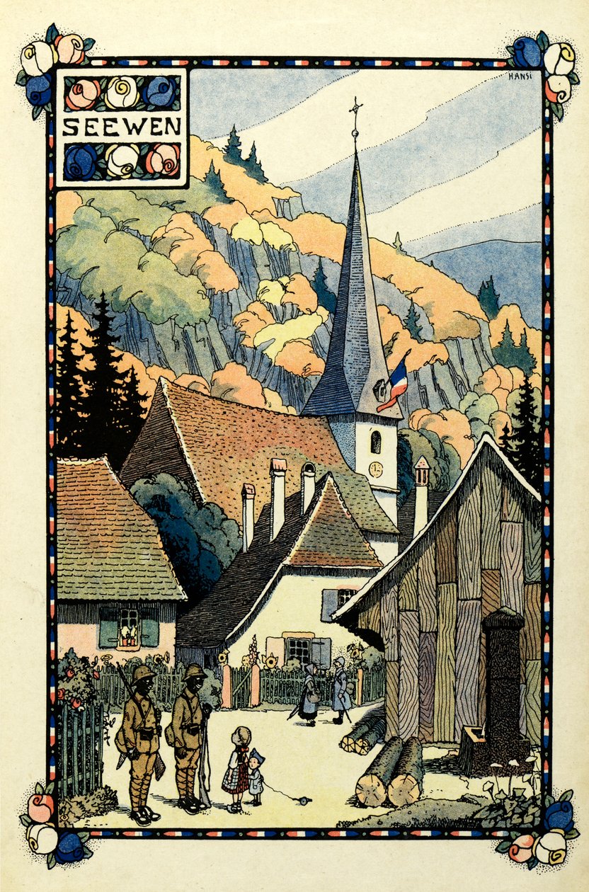 O paraíso tricolor: Visto em 1918 de Jean Jacques (1873 1951) Waltz