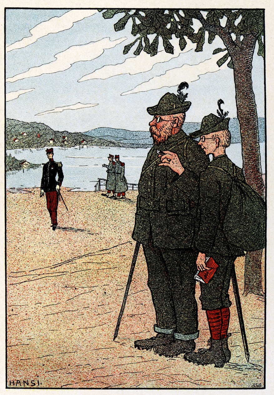 Vogesen Bilder (imagens dos Vosges) ; A Gerardmer de Jean-Jacques (1873-1951) Waltz