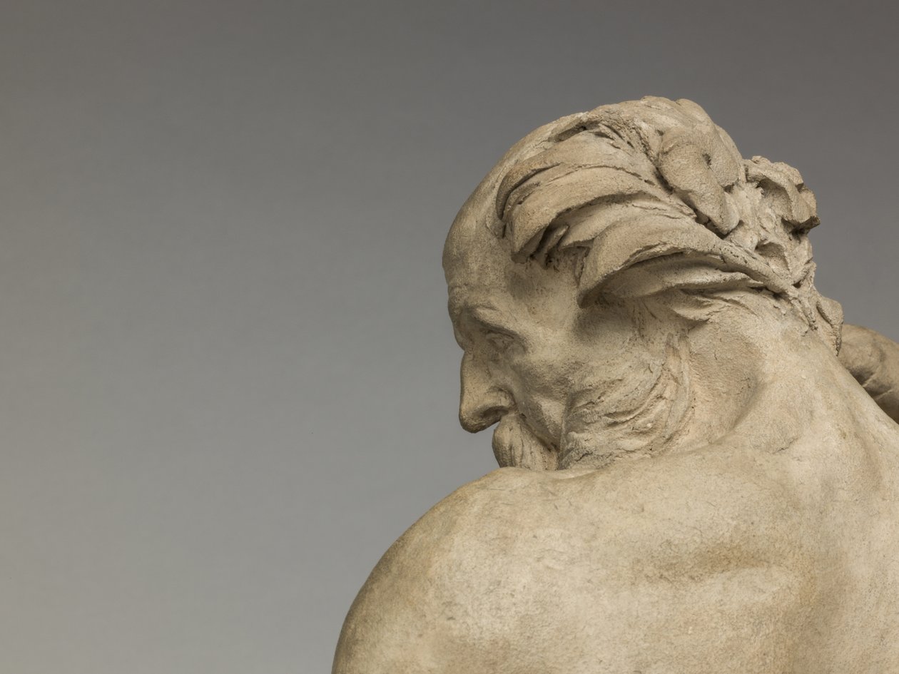 Deus do rio, 1755 (terracota) de Jean Jacques Caffieri