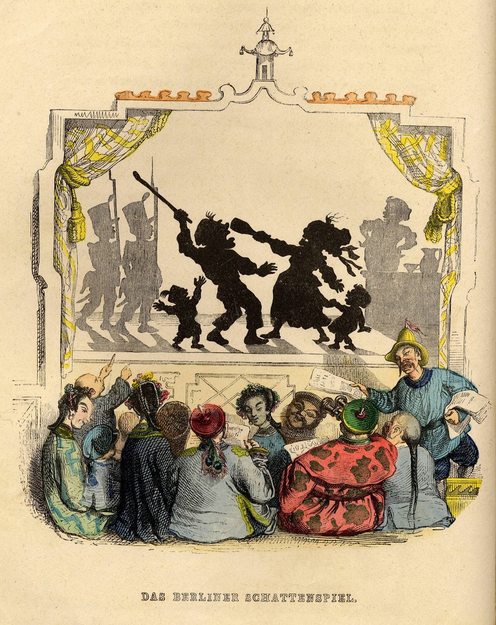 Shadowplay de Berlim, década de 1840 de Jean Jacques Grandville