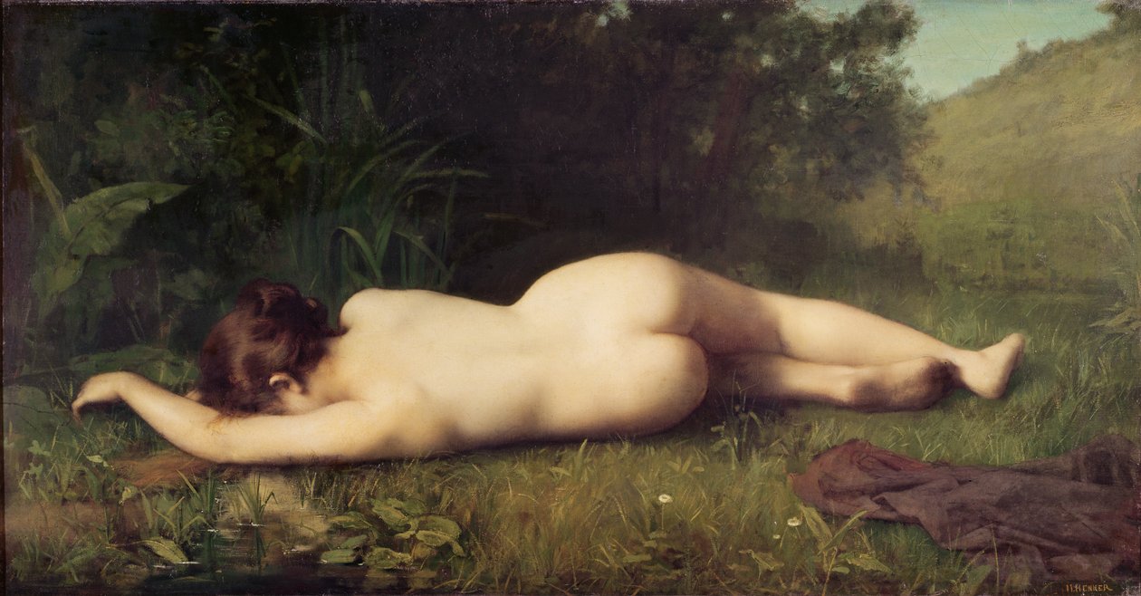 Byblis se transformando em primavera de Jean Jacques Henner