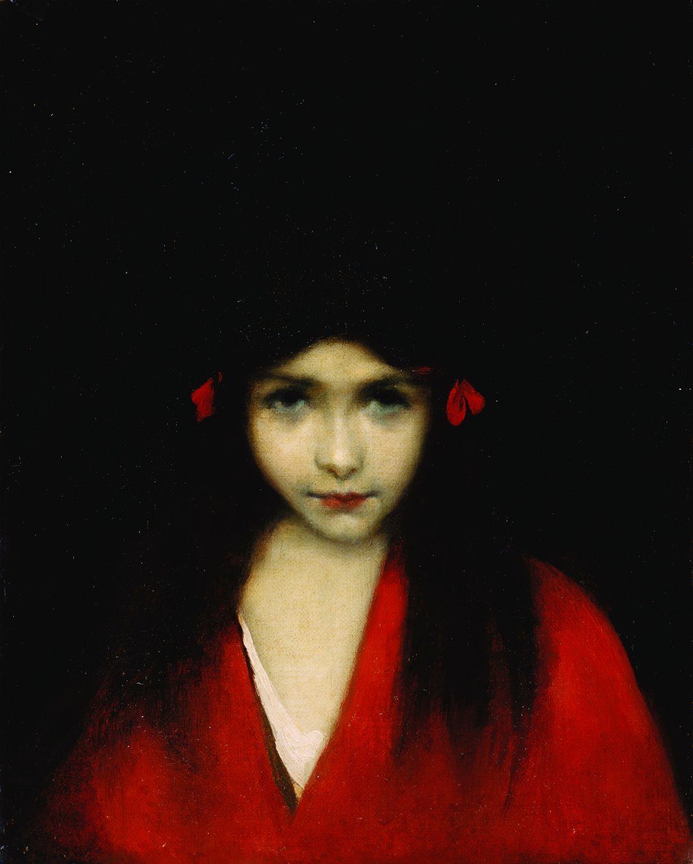 Cabeça de uma menina, de Jean Jacques Henner