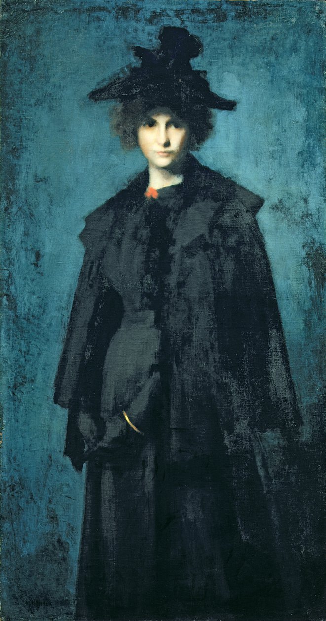Retrato da Madame Laura Leroux de Jean Jacques Henner