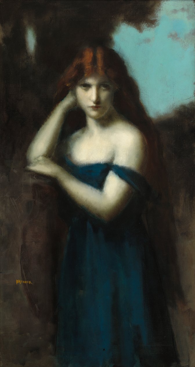 Mulher em pé, c.1903 de Jean Jacques Henner