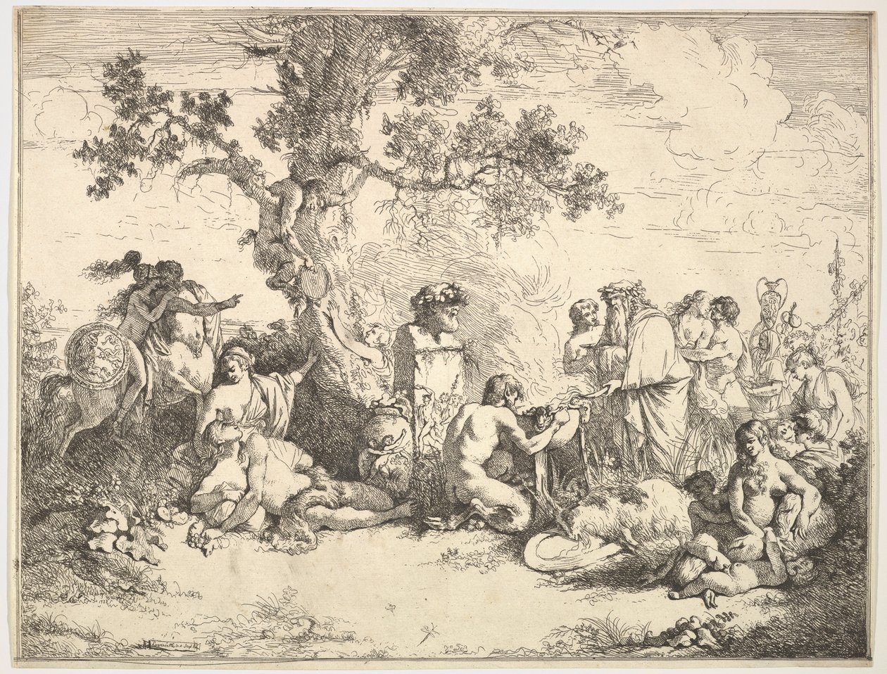 Sacrifício a Pan, 1762-63. de Jean Jacques Lagrenee
