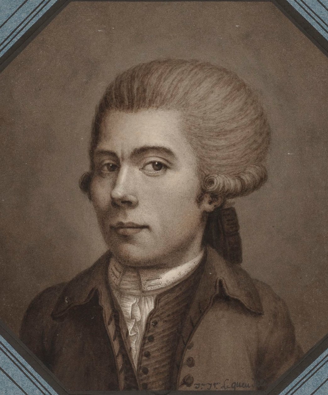 Auto-retrato, 1786. de Jean Jacques Lequeu