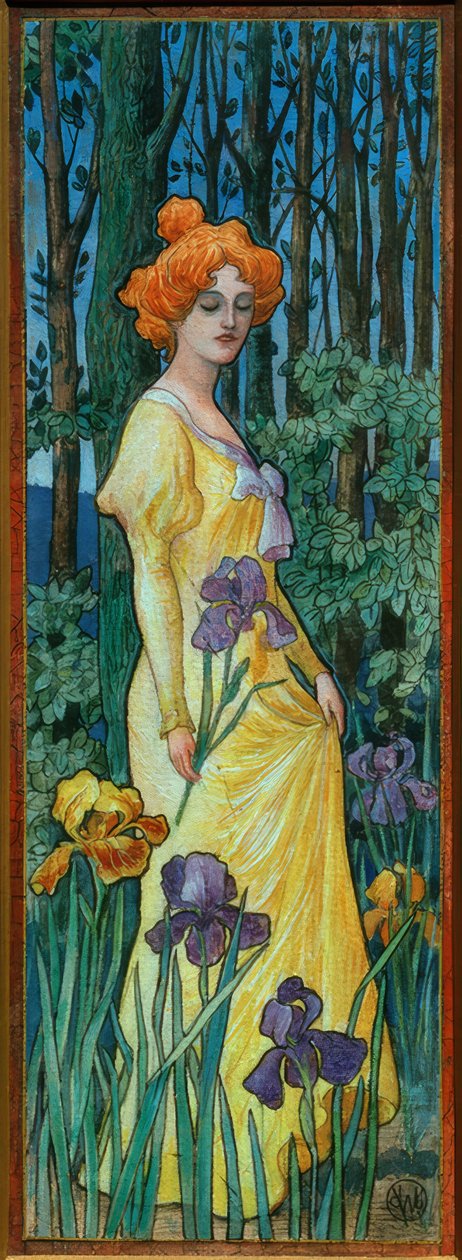 A mulher com íris de Jean Jacques Waltz