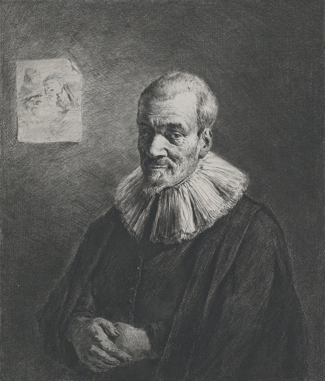 Retrato, depois de David Teniers, o Jovem, 1803. de Jean Jacques de Boissieu