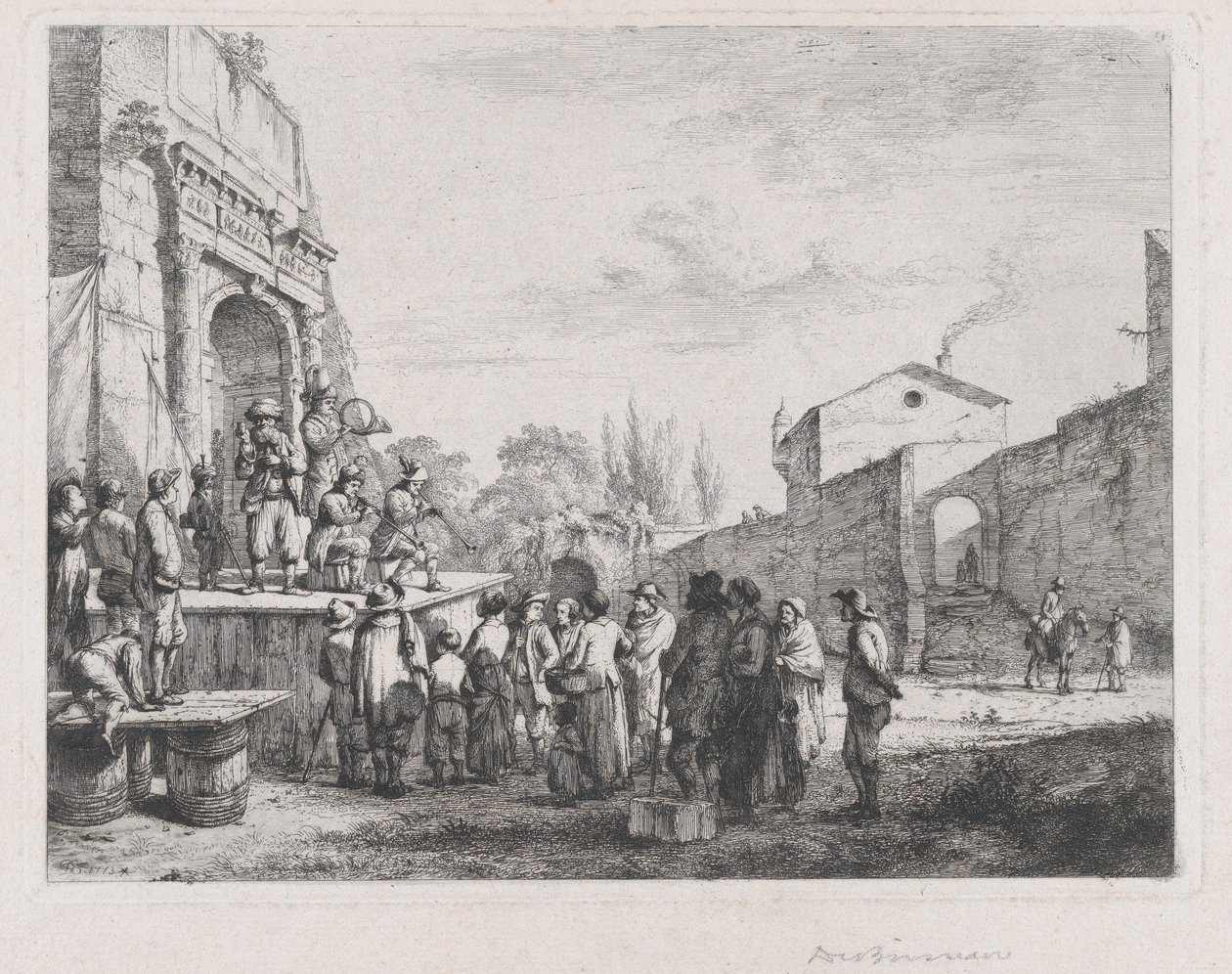 Os Pequenos Charlatões, 1773. de Jean Jacques de Boissieu