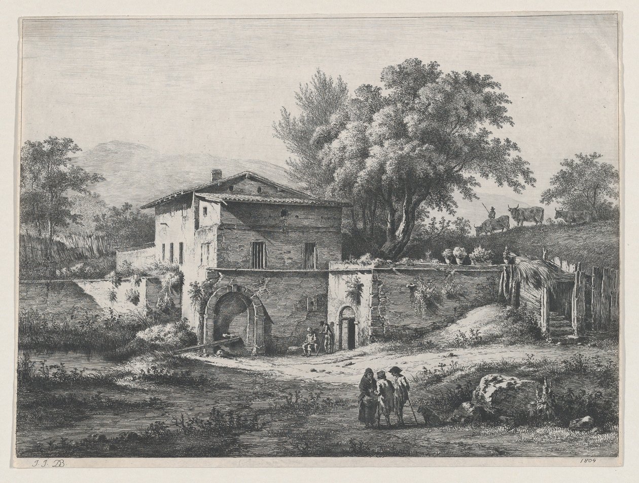 O Pequeno Oratório, 1804. de Jean Jacques de Boissieu