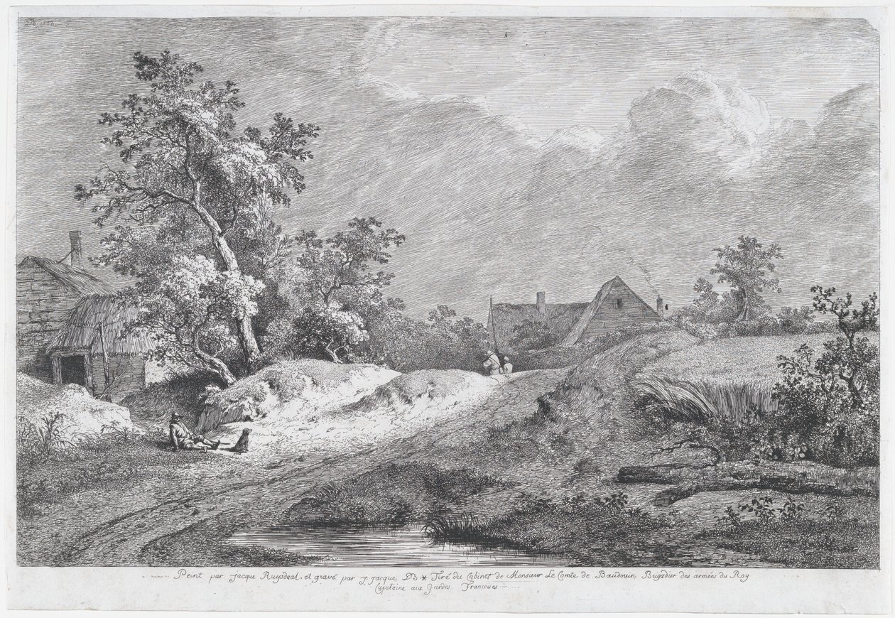 Campo de Trigo, 1772. de Jean Jacques de Boissieu