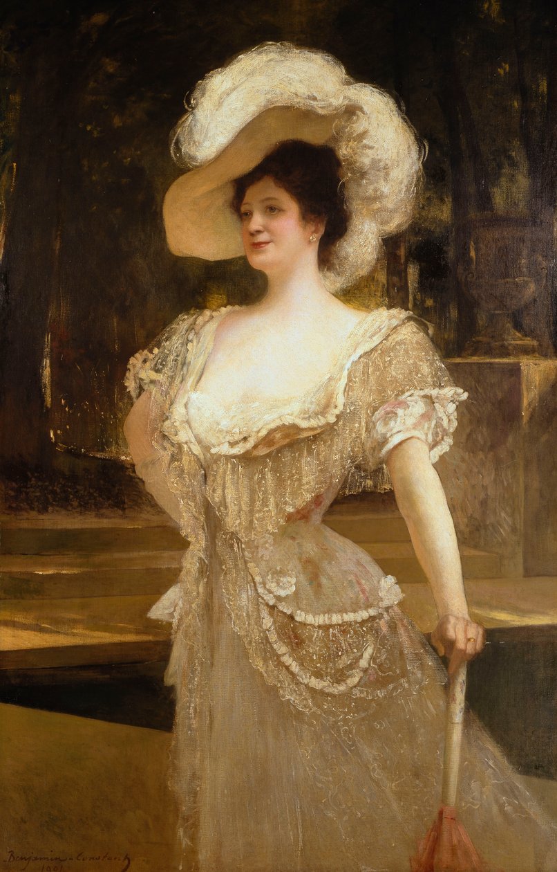Um retrato da senhora, 1901 de Jean Joseph Benjamin Constant