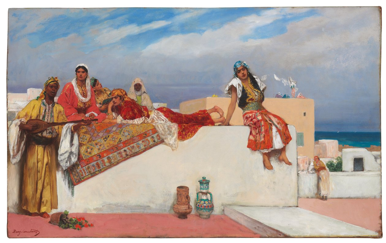 Um idílio da tarde de Jean Joseph Benjamin Constant