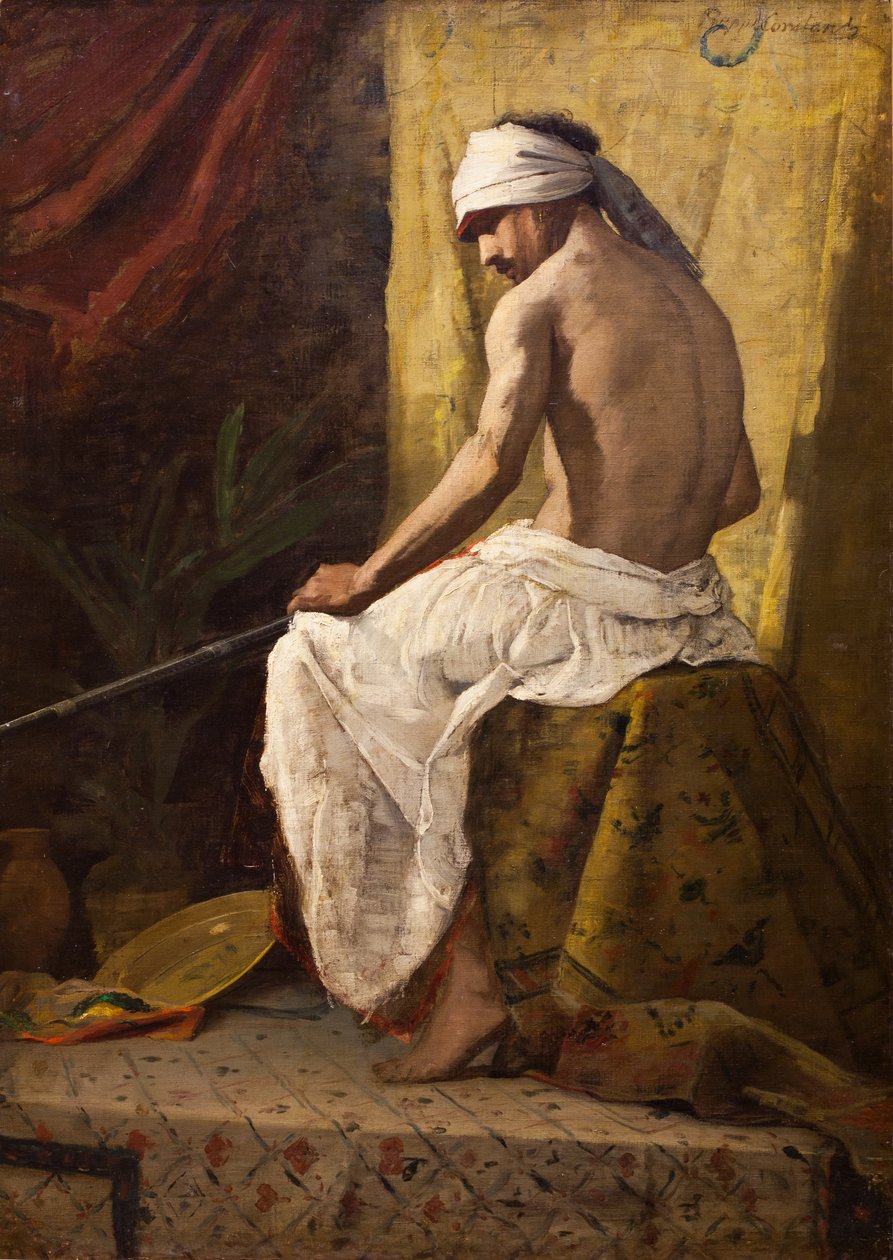 Arabe asis, sem data. (Óleo sobre tela) de Jean Joseph Benjamin Constant