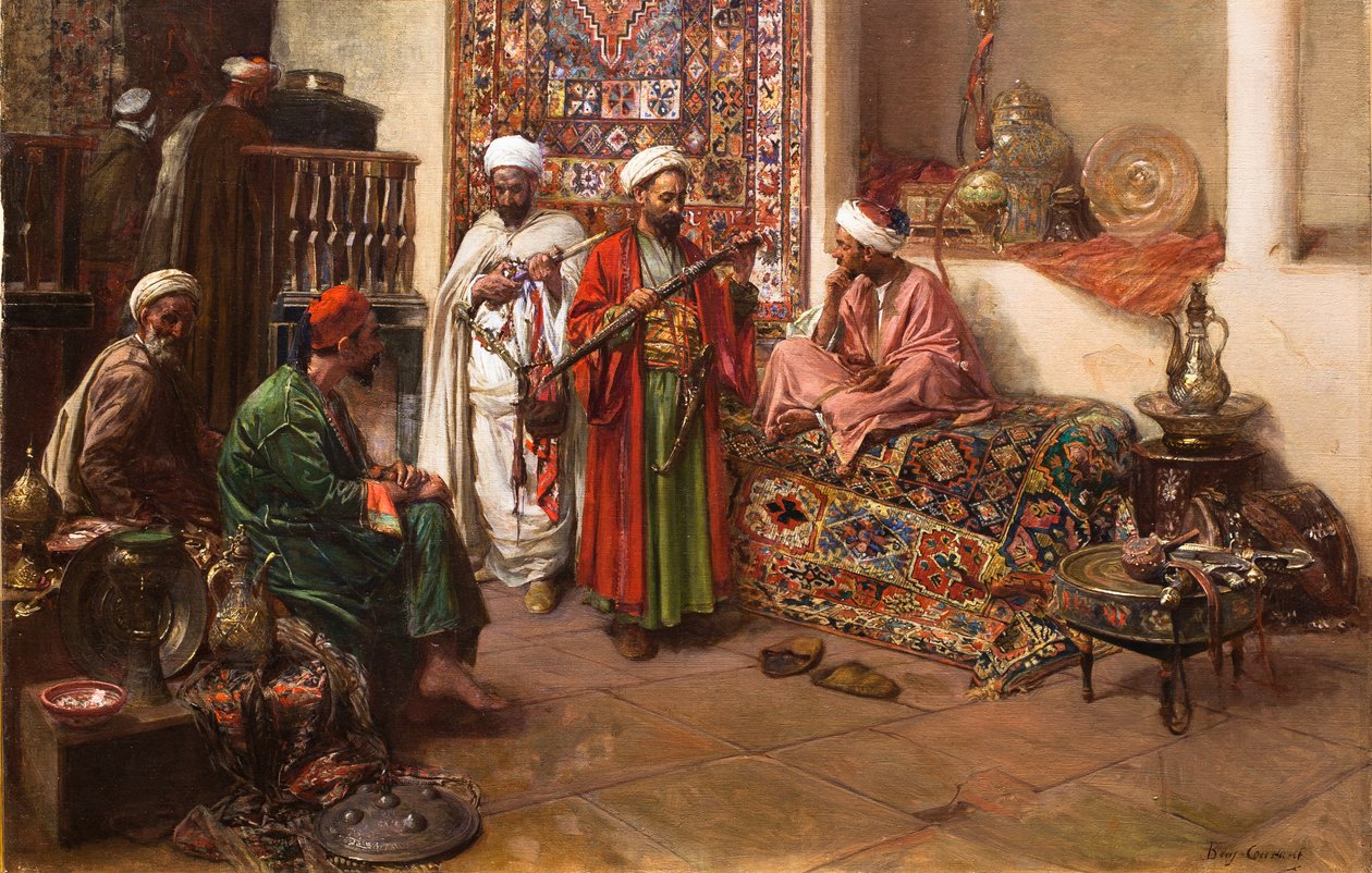 No bazar (Sem data). (Óleo sobre tela) de Jean Joseph Benjamin Constant