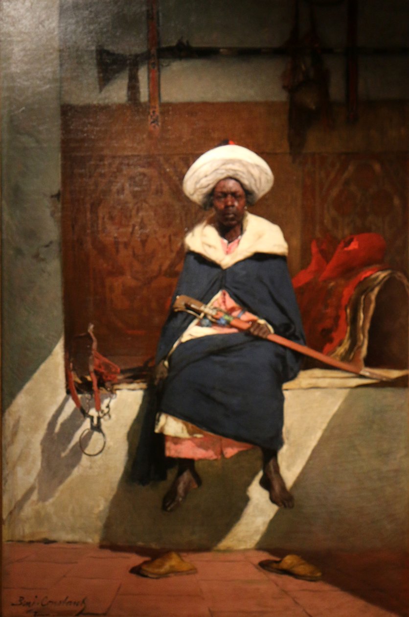 O chefe marroquino Tahamy. de Jean Joseph Benjamin Constant