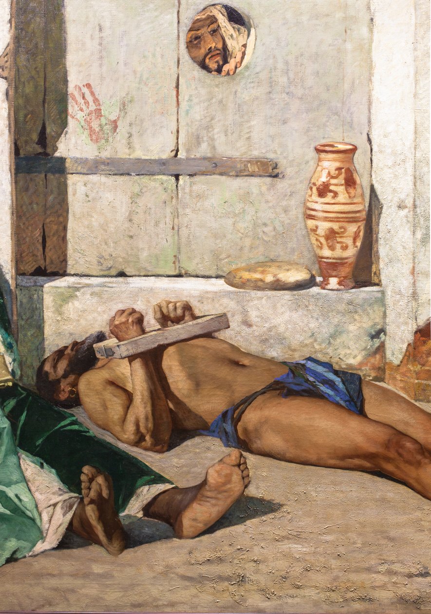 Prisioneiros marroquinos (pormenor) de Jean Joseph Benjamin Constant