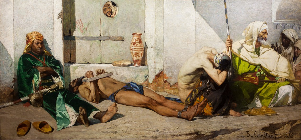 Prisioneiros marroquinos de Jean Joseph Benjamin Constant