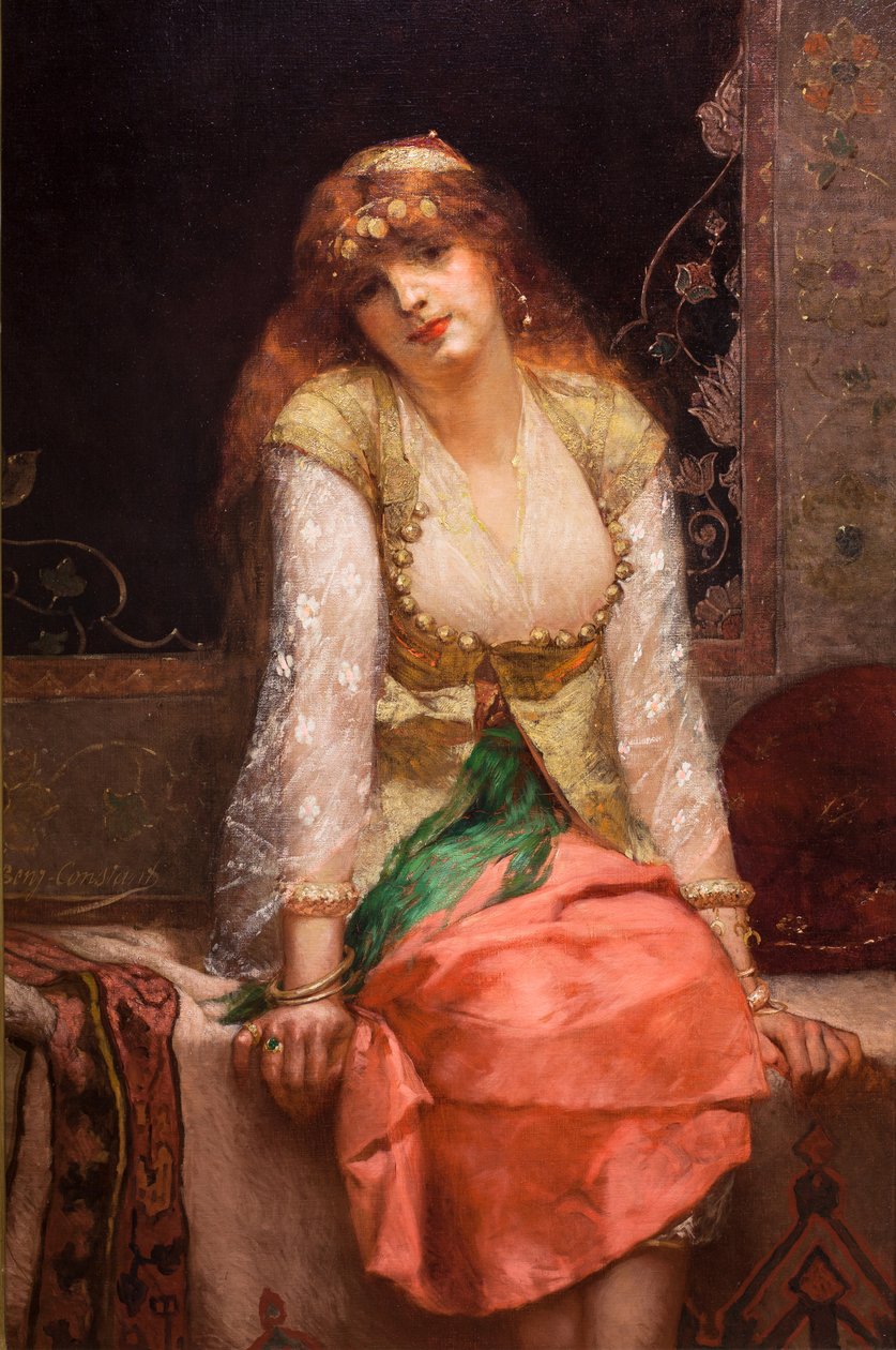 Beleza Oriental, antes ou por volta de 1880 (óleo sobre tela) de Jean Joseph Benjamin Constant
