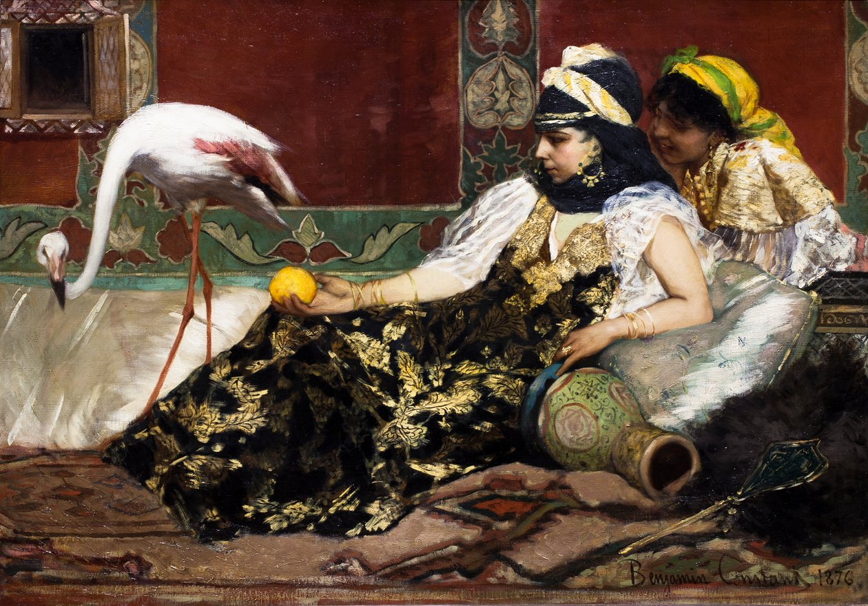 O Flamingo cor-de-rosa de Jean Joseph Benjamin Constant
