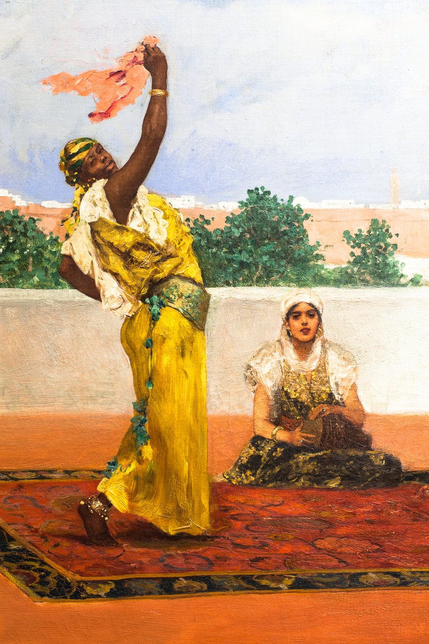 A dança do lenço, ca. 1880 (óleo sobre tela) de Jean Joseph Benjamin Constant