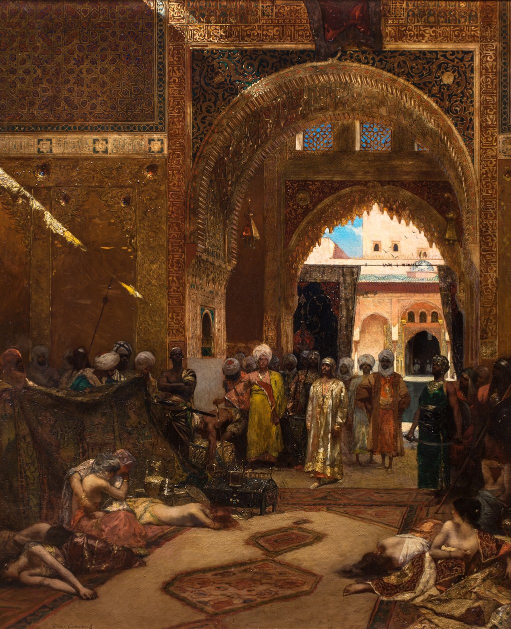 No dia seguinte a uma vitória em Alhambra de Jean Joseph Benjamin Constant